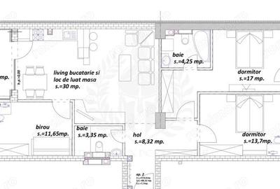 Apartament cu 3 camere în Central - 3