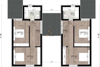 Casă cu 3 camere cu Teren 300 Mp în Central - 11