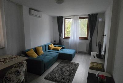 Delfinariu - ap. 2 camere, decomandat, complet mobilat - utilat, parter inalt - 6