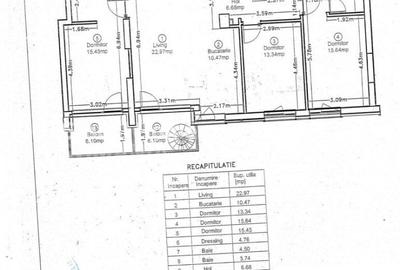 Apartament cu 4 camere decomandat, mobilat în Pipera - 44