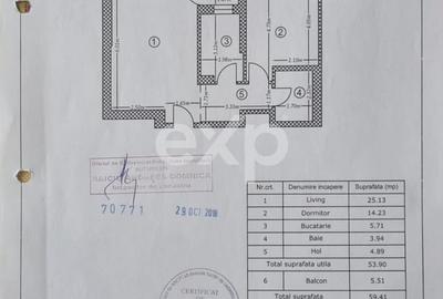 Apartament cu 2 camere decomandat, mobilat în Chișinau - 9