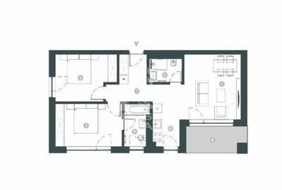 Apartament cu 3 camere decomandat în Elisabetin - 1