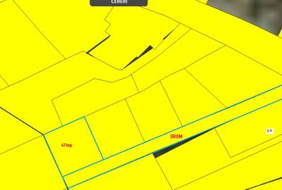 Teren Construcții intravilan de 471 mp, în Exterior Nord