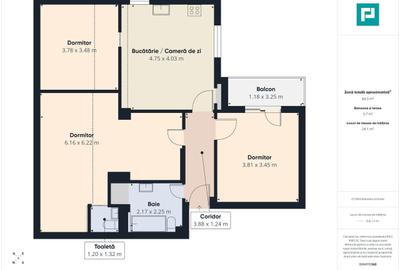 Apartament cu 3 camere în Dumbrăvița - 8