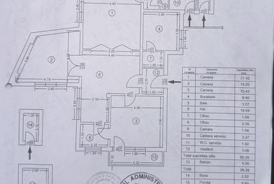 Apartament cu 4 camere circular, mobilat în Universitate - 10