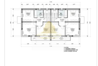 Duplex cu 4 camere cu Teren 330 Mp în Sud-Vest - 33