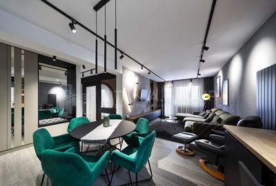 Apartament cu 3 camere, 2 bai, mobilat lux - zona Coresi