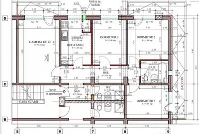 Apartament cu 4 camere decomandat în Central
