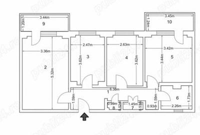 3 Camere | Decomandat | Piata Rahova | Soseaua Alexandria - 11