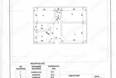 Apartament parter 3 camere decomandat - Traian - str Grigore Procopiu - 5