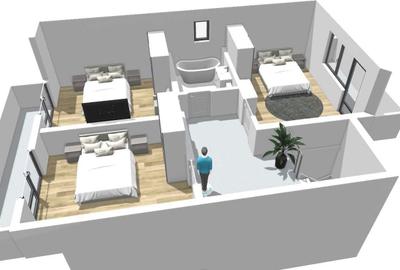 Casă cu 4 camere în Unirea - 1