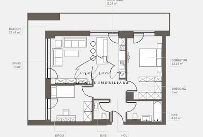 Apartament cu 2 camere PLUS - 6