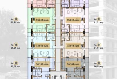 Apartament cu 2 camere decomandat în Nord