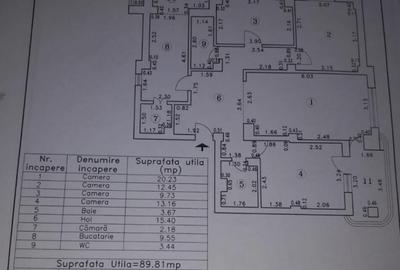 Apartament 4 camere, decomandat situat in zona Tomis III - 8