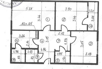 Apartament cu 3 camere decomandat în Titan - 1