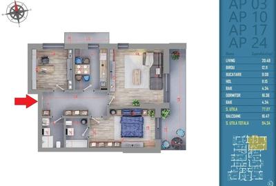 Apartament 3 camere Finalizat | Titan- Pallady l Sector 3 - 2