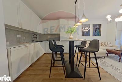 Apartament cu 2 camere, mobilat în Borhanci