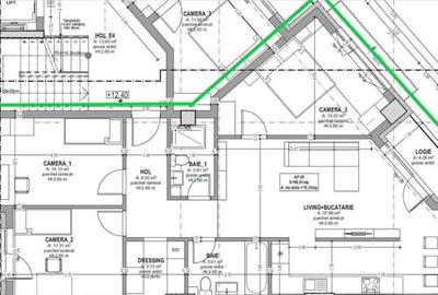 Apartament cu 4 camere semidecomandat în Semicentral