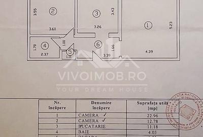 Apartament cu 2 camere decomandat în Unirii
