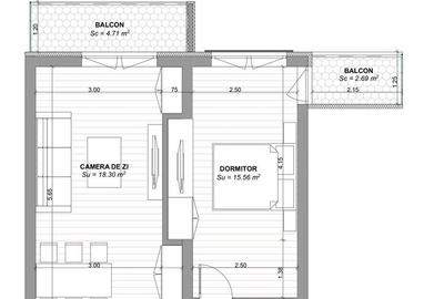 Apartament cu 2 camere în Ultracentral