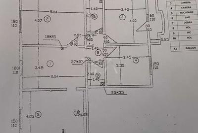 Apartament cu 4 camere semidecomandat în Vitan