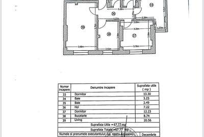 Apartament cu 3 camere decomandat, mobilat în Central - 3