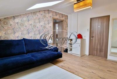 Apartament cu 2 camere semidecomandat, mobilat în Borhanci