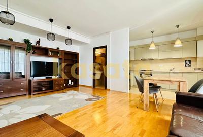 Apartament cu 2 camere semidecomandat, mobilat în Pipera