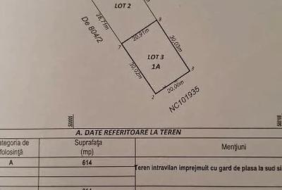 Teren de 600 mp, în Snagov