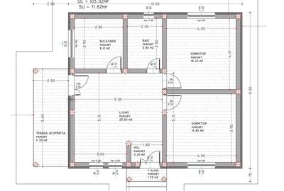 Casă cu 3 camere în Bârnova - 1
