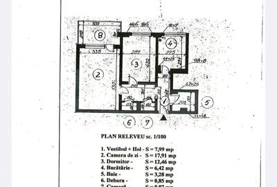 Apartament cu 2 camere decomandat în Dorobanți