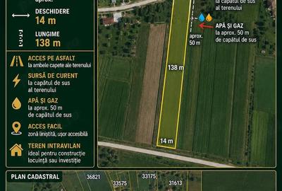 Teren de 15000 mp, în Vadu Moldovei