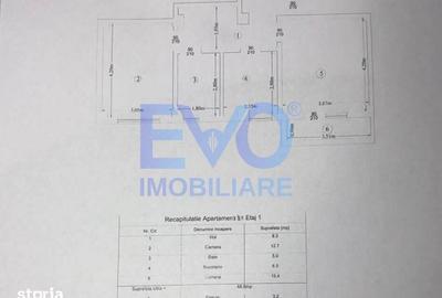 Apartament cu 2 camere decomandat în Rediu - 7