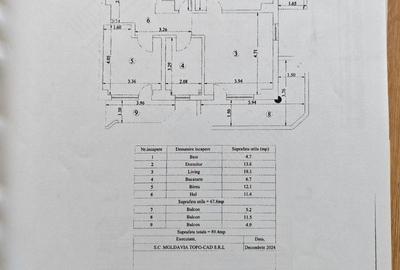 Apartament cu 3 camere decomandat în Breazu - 2