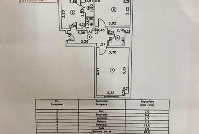 Apartament cu 2 camere decomandat în Ultracentral