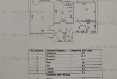 Apartament cu 2 camere decomandat în Obor
