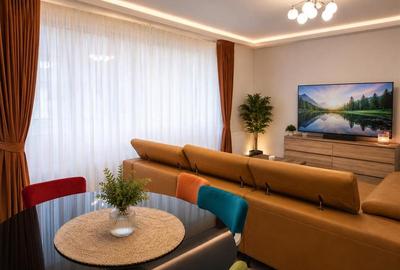 Apartament cu 3 camere decomandat, mobilat în Tractorul