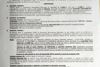 Teren de 2400 mp, în Splaiul Unirii - 1