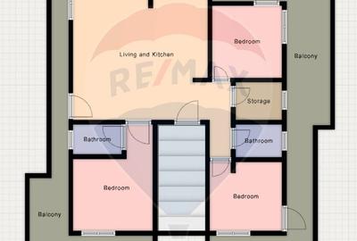 Apartament cu 4 camere decomandat în Mănăștur