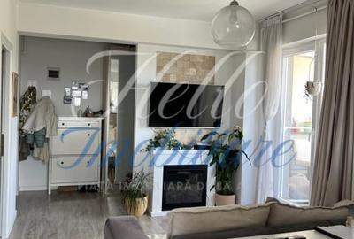 Apartament cu 2 camere semidecomandat, mobilat în Baciu