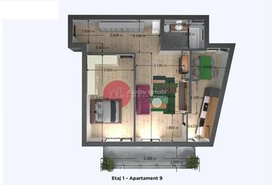 Apartament cu 2 camere decomandat în Cetății - 6