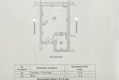 Garsonieră, mobilată în Nord - 8
