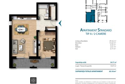 Apartamente cu 2 camere in complex Unirii Park Luxury - 2