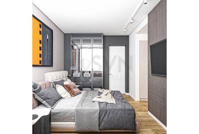 Penthouse cu 4 camere semidecomandat, mobilat în Floreasca - 12