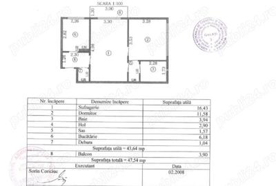 Apartament cu 2 camere semidecomandat în Sud - 1
