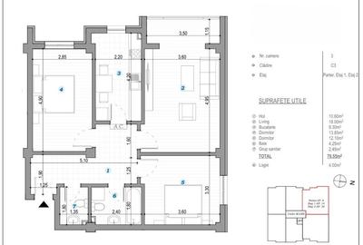 TVA 21% INCLUS! COMISION 0% ! 3 CAMERE BLOC NOU POPAS PACURARI - 8