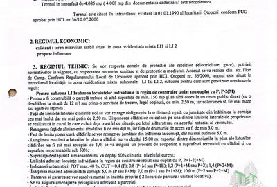 Teren de 1500 mp, în Central