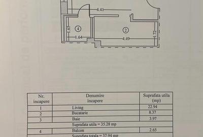 Inel II studio 37,94 mp bloc nou - 22