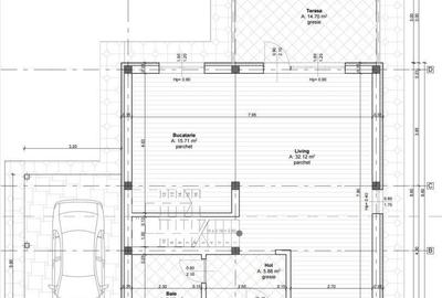 Casă cu 5 camere cu Teren 500 Mp în Noua