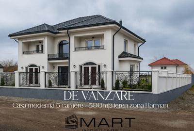Casa moderna 5 camere, 240 mp + 500mp teren zona Harman - 5